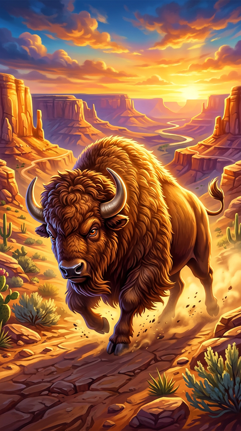 Untamed Buffalo slot machine cover art
