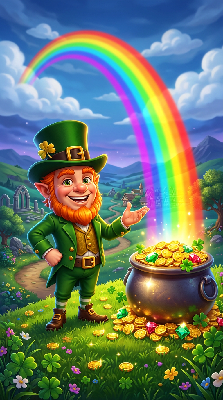 Lucky Clover Gold slot machine cover art