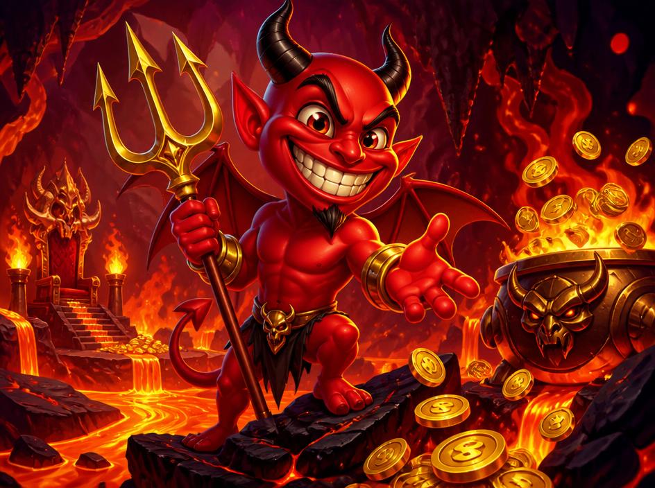 Devil Fire Fortune slot machine cover art